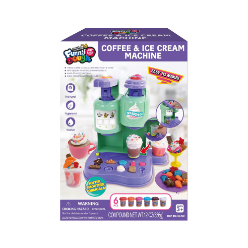ArtKids Coffee and Ice Cream Machine Clay Dough Set