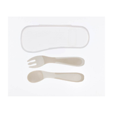 Richell TLI Palm Grip Spoon & Fork with Case