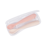 Beaba Set of 2 1st Age Silicone Spoons with Case