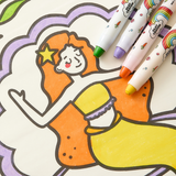Flower Monaco - Height Chart Roll Up Painting