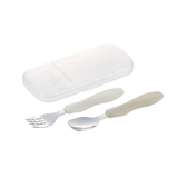 Richell Pencil Grip Spoon & Fork with Case