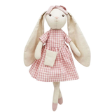 Mikee Fluffie Cotton Linen Plush Doll 16" - Tilly the Bunny