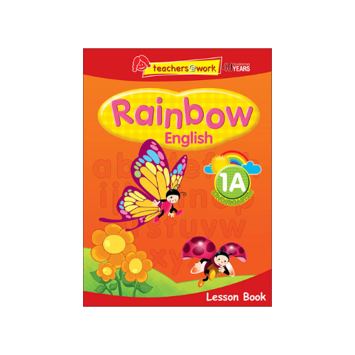Little Fat Hugs - Rainbow English Lesson Book Kindergarten 1A (Set of 8)