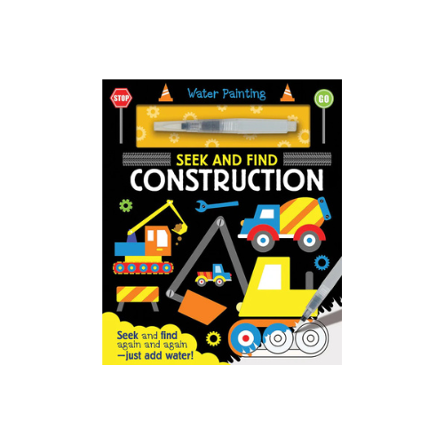 Water Painting Book: Search and Find Construction