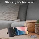 Promate PowerUp-10Duo Ultra-Compact Fast Charging Power Bank with Dual folding USB-C and Lightning Connectors