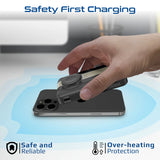 Promate Ultra-Compact 5 in 1 MagSafe Compatible Wireless Charging Power Bank