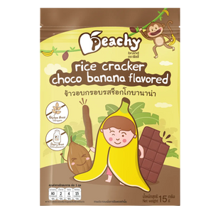 Peachy Baby Rice Cracker Choco Banana Flavored