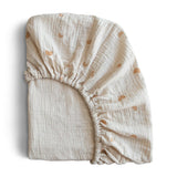 Mushie Extra Soft Muslin Crib Sheet