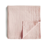 Mushie Organic Cotton Muslin Swaddle Blanket