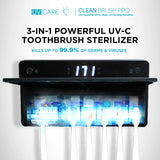 UV Care Clean Brush Pro (3-In-1 UV-C Toothbrush Sterilizer)