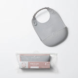 Miniware Portable Roll & Lock Silicone Bib
