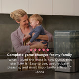 Baby Brezza SuperQuick Sterilizer Dryer - Stainless