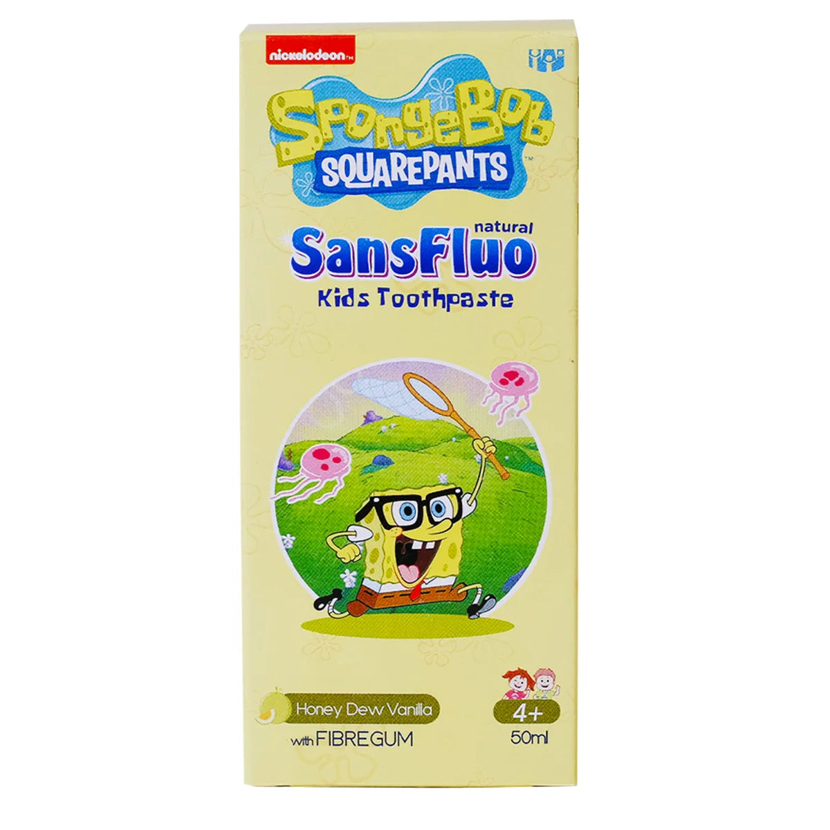 Sansfluo Natural Kids Strawberry Toothpaste (Spongebob Edition) – Urban ...