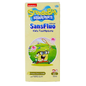 Sansfluo Natural Kids Strawberry Toothpaste (Spongebob Edition)