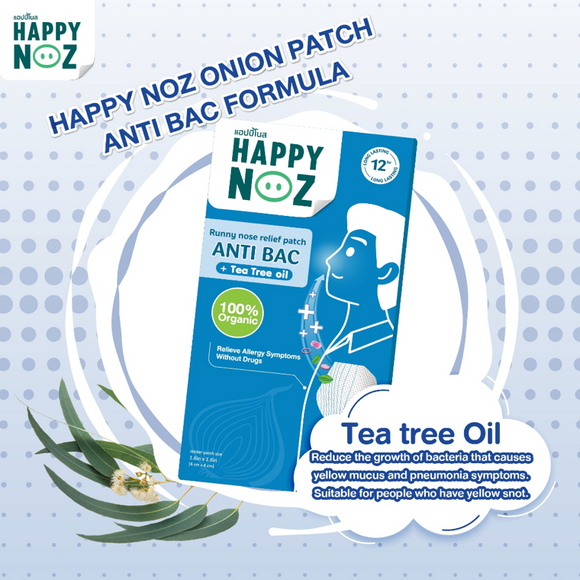 Happy Noz Adults Organic Onion Sticker  (Anti Bac)