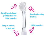 Baby Sonic Replacement  Electric Toothbrush Heads 18-36 mths (4 Pack)