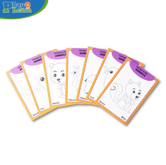 Play Plearn Kid Coloring Pad (Connect to Dot)