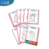 Play Plearn Kid Finger Paint Paper Set (1 year old and up)