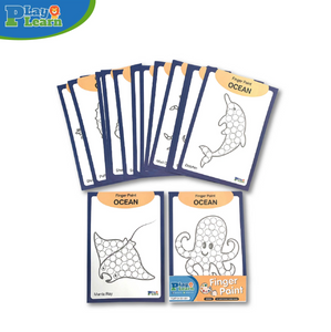 Play Plearn Kid Finger Paint Paper Set (1 year old and up)
