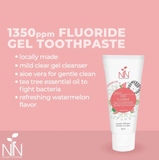 Nature To Nurture Kids Fluoride Gel Toothpaste, 3 Years & Up (Watermelon)