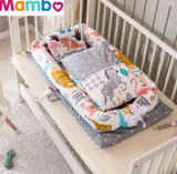Mambo Bed Nest Crib Set Pillow and Blanket