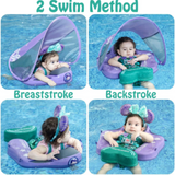 Mambobaby Air-Free Chest Type Floater with Canopy & Tail / Stabilizer