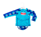 Zoocchini UPF50 3-Piece Swim Set (Sunhat, Rash guard, Diaper)