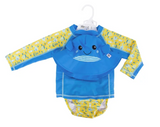 Zoocchini UPF50 3-Piece Swim Set (Sunhat, Rash guard, Diaper)