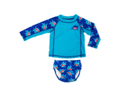 Zoocchini UPF50 Rash guard & Swim Diaper Set