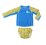 Zoocchini UPF50 Rash guard & Swim Diaper Set