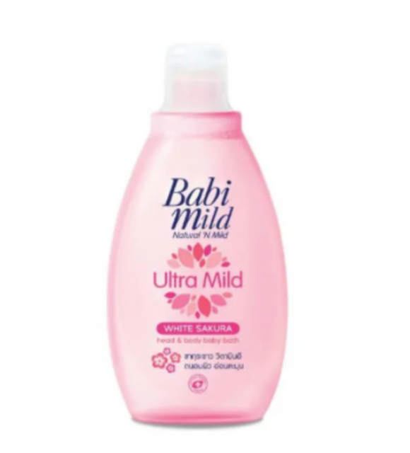 Babi Mild ULTRA MILD White Sakura Head & Body Bath 200ml