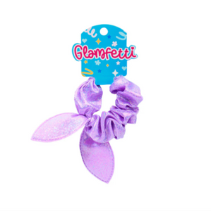 Glamfetti Hair Purple Scrunchie Bow