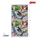 Totsafe Disney Marvel Quick Dry Microfiber Towels (Large)