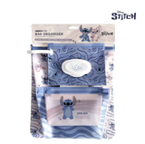 CLEARANCE SALE: Zippies Lab Stitch 5-pc Bag Organizer Set (with NEW wipes pouch)