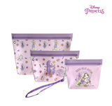 CLEARANCE SALE: Zippies Lab Disney Princess Dream It 3pc Standup Pouch Set with Detachable Strap