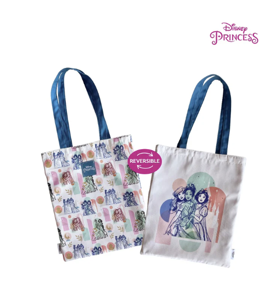 CLEARANCE SALE: Zippies Lab Disney Princess Pastel Memories Reverso Tote