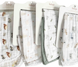 Lulujo Cotton Muslin Burp Cloth (Set of 2)