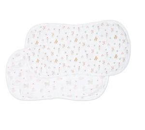 Lulujo Cotton Muslin Burp Cloth (Set of 2)