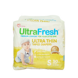 UltraFresh Ultra Thin Taped Diapers 30's