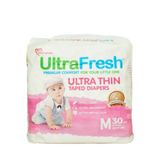 UltraFresh Ultra Thin Taped Diapers 30's