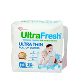 UltraFresh Ultra Thin Pull-Up Diapers 30's