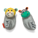 Infantino Foot Rattles - Zebra/Tiger