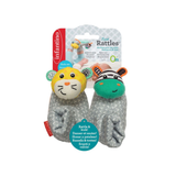Infantino Foot Rattles - Zebra/Tiger