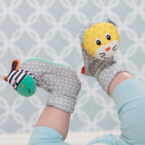 Infantino Foot Rattles - Zebra/Tiger