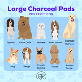 Pupaholic Large Charcoal Pads