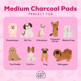 Pupaholic Medium Charcoal Pads