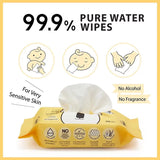 Baby Moby 99.9% Pure Water Wipes 80's