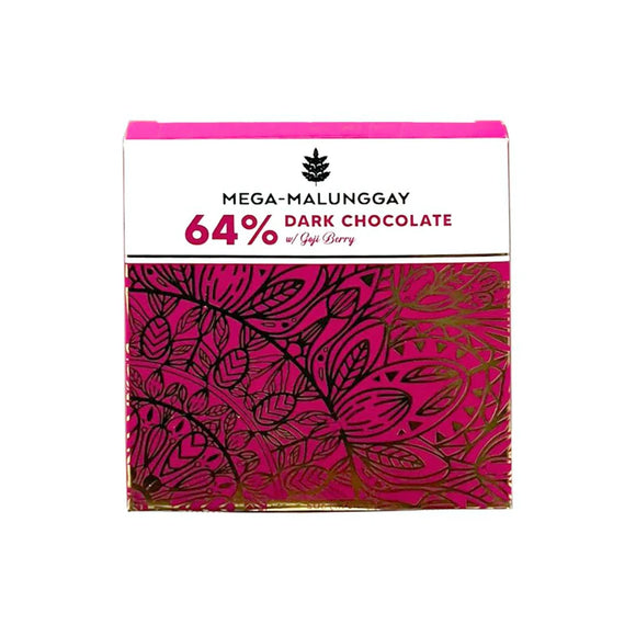 Auro 64% Dark Chocolate w/ Mega-Malunggay and Goji Berry