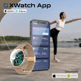 Promate 1.32" Curved AMOLED Screen Fitness Tracker Smartwatch w/ BT Calling