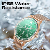 Promate 1.32" Curved AMOLED Screen Fitness Tracker Smartwatch w/ BT Calling